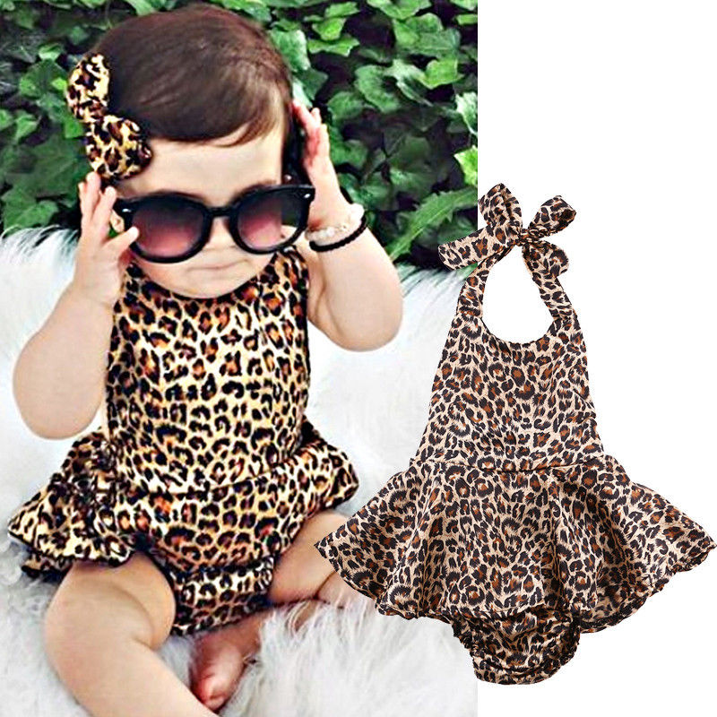 Newborn-kids-Leopard-Print-Romper-Infant-Baby-Girls-backless-Floral-Romper-font-b-Jumpsuit-b-font